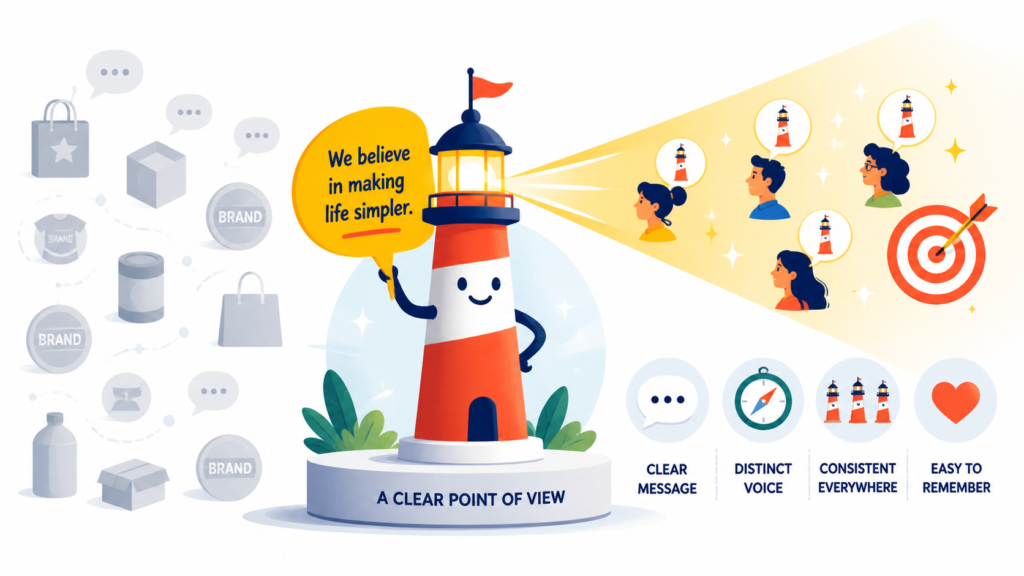 Most brands sound the same because they are afraid to take a clear stand. They use safe words. They talk about quality, trust, growth, service, results, and experience. None of these words are wrong, but they are so common that customers stop noticing them.