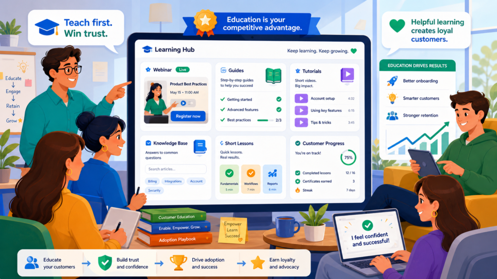 This is why customer education is one of the strongest marketing advantages a brand can build.