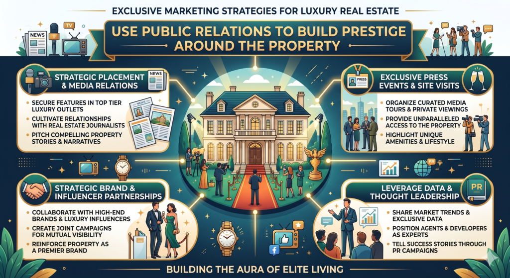 Public relations can lift a luxury property above normal market noise. A feature in the right publication, a mention by a respected design writer, or coverage in a trusted local business outlet can create status that ads alone cannot buy.