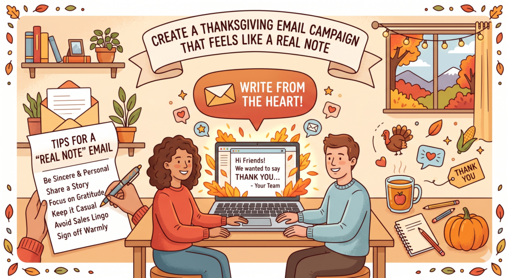 Email is one of the strongest channels for Thanksgiving marketing because it gives you space to speak directly to your customer. But it is also one of the easiest places to sound generic. During the holiday season, inboxes get crowded fast. Customers see subject lines about gratitude, sales, early access, holiday deals, and limited-time offers all at once.
