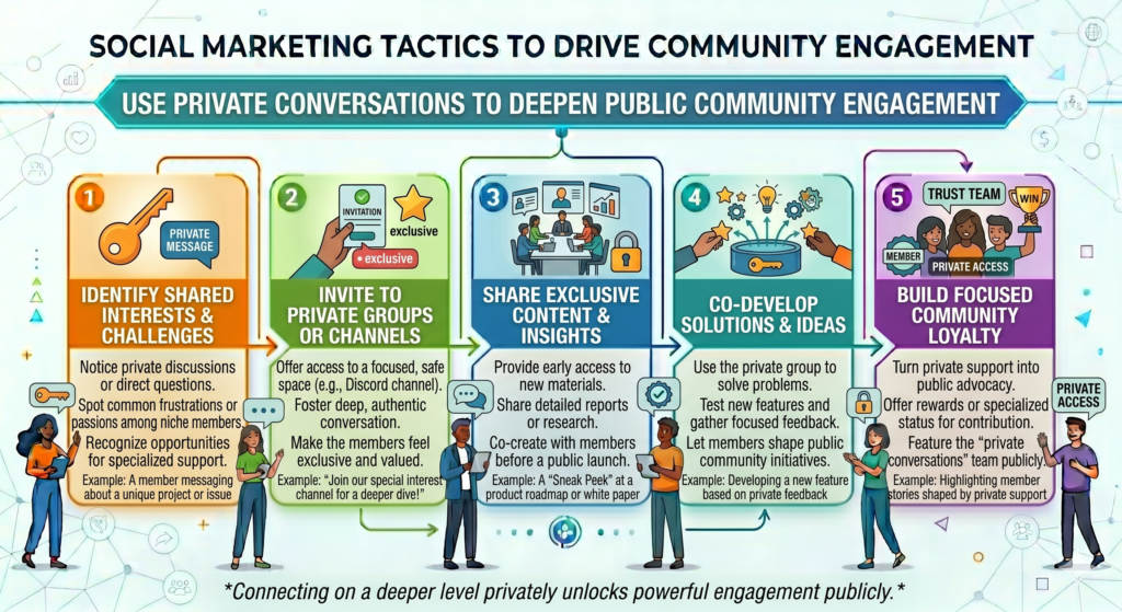 Some of the most important interactions happen in DMs, private groups, email replies, and one-to-one conversations. These private moments can shape public engagement in a powerful way.