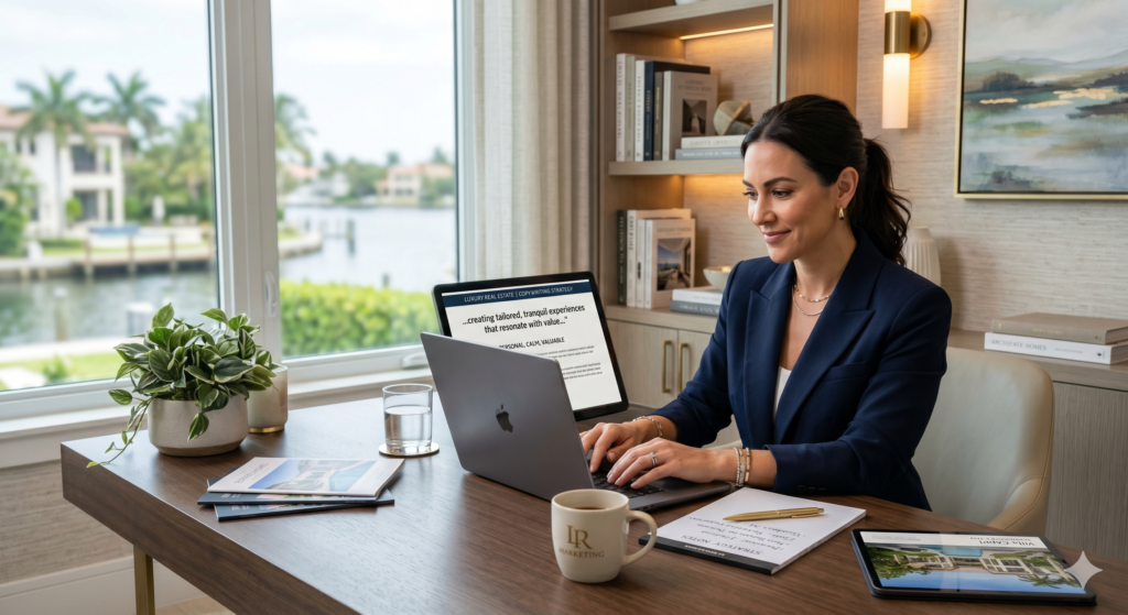 Luxury real estate copy is often full of empty words. “Stunning,” “breathtaking,” “one of a kind,” “world-class,” and “exclusive” are used so often that they no longer mean much. Buyers have seen them everywhere.