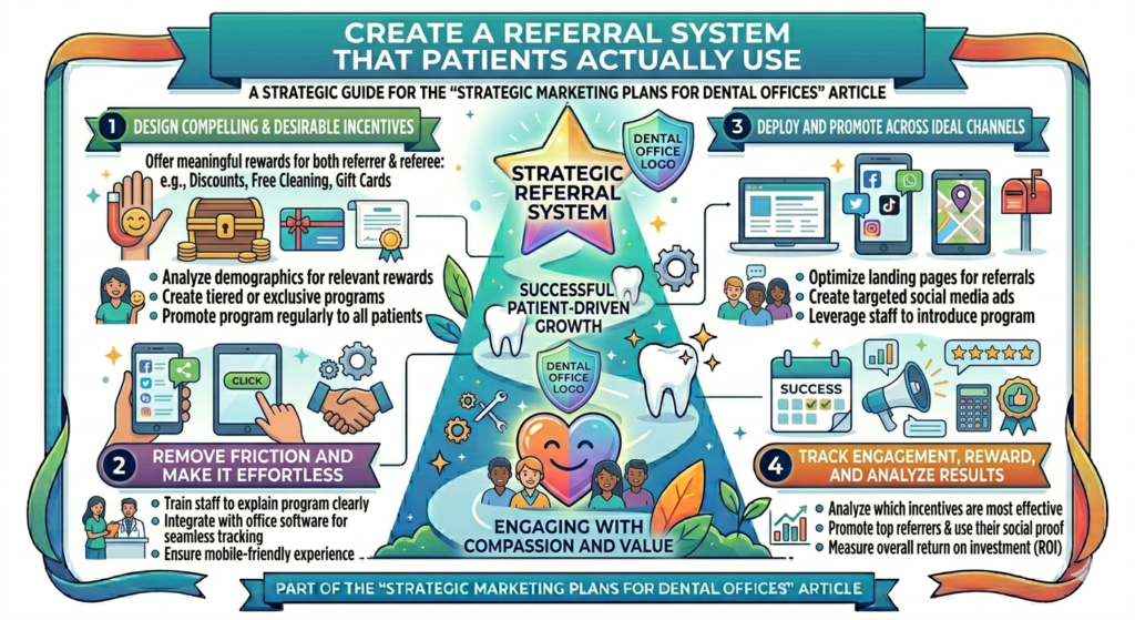 Referrals are one of the best growth sources for dental offices because they come with built-in trust. When a patient recommends your office to a friend, coworker, neighbor, or family member, that new person is already more open to booking.