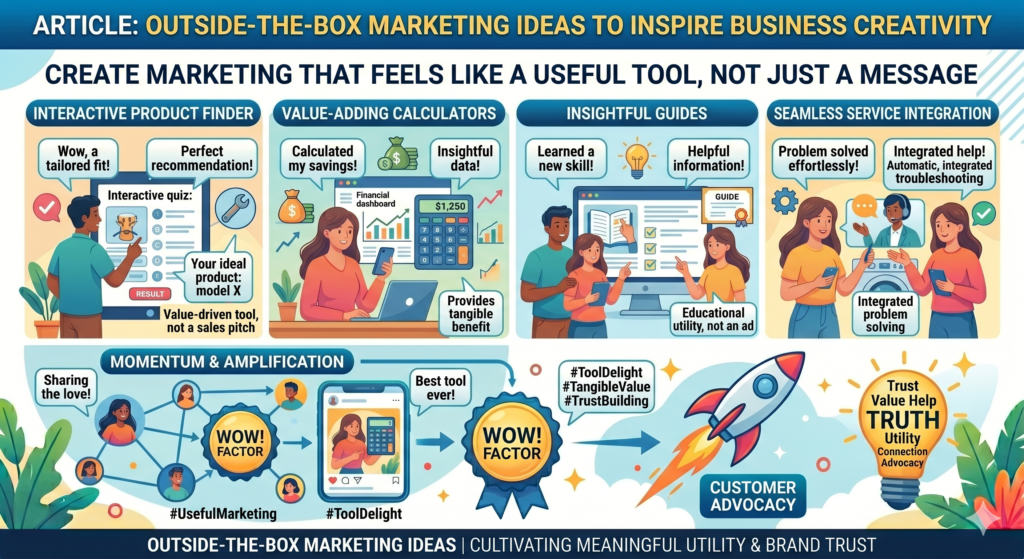Most marketing asks people to pay attention. Better marketing gives people a reason to pay attention. One of the best ways to do that is to turn your marketing into something useful.
