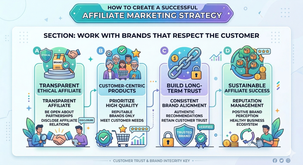 Your reputation is tied to the products you promote. If a brand treats customers poorly, your audience may blame you for the recommendation.