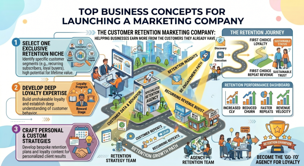 A customer retention marketing company is built around a simple truth: growth does not only come from getting new customers. It also comes from keeping the right customers longer, bringing them back more often, and helping them buy more over time.