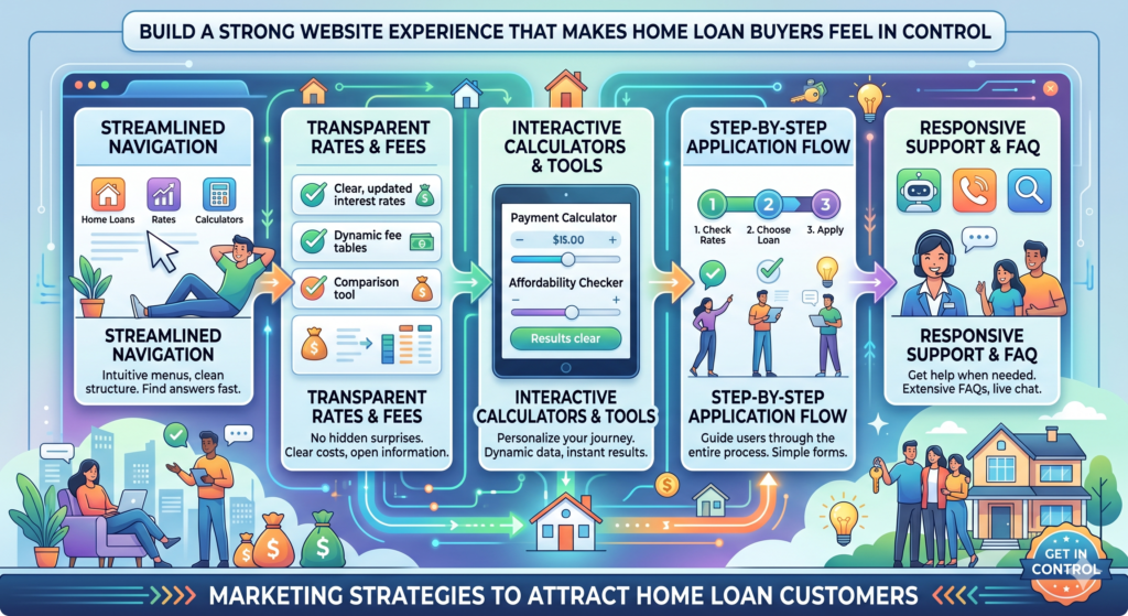 Your website is not just a place where people read about your home loan service. It is often the first serious experience they have with your brand. Before they call your team, before they visit your branch, before they share documents, they judge you through your website.
