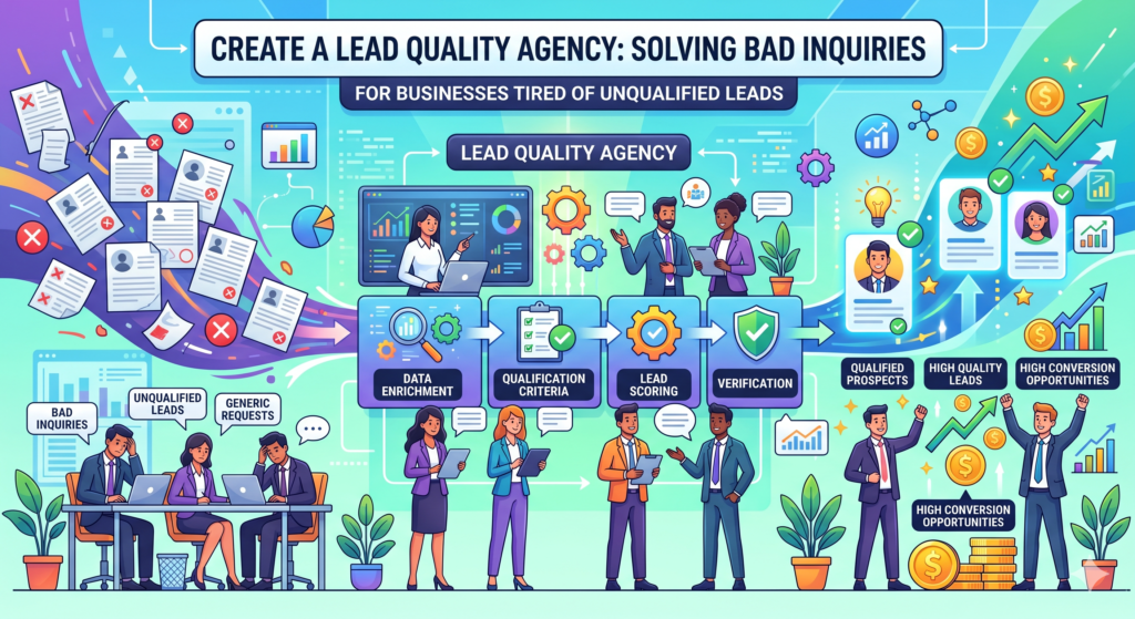 A company may get many form fills, calls, messages, and booked appointments. But if most of those leads are not serious, not ready, not a good fit, or not able to pay, the business still suffers. The sales team wastes time. The owner gets frustrated. 