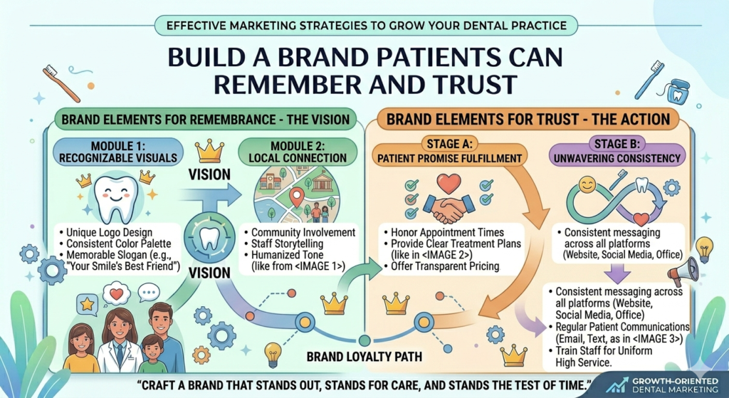 A dental brand is not just your logo, colors, or website design. Your brand is the feeling patients connect with your practice. It is what people say about you when your team is not in the room.