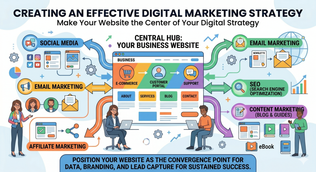 Your website is not just an online brochure. It is the main place where people decide whether your business is worth their time. Even if someone finds you through social media, ads, search, referrals, or email, they will often visit your website before taking the next step.