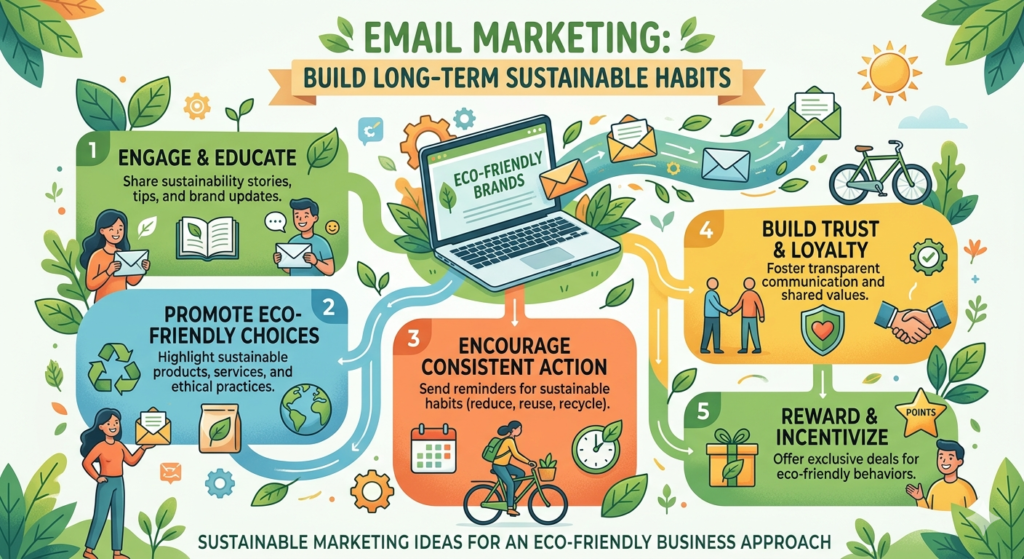 Email marketing is one of the best channels for eco-friendly businesses because it lets you build a deeper relationship over time. Social media is fast and crowded. Ads can be expensive. Search traffic takes time. Email gives you a direct line to people who already care enough to hear from you.