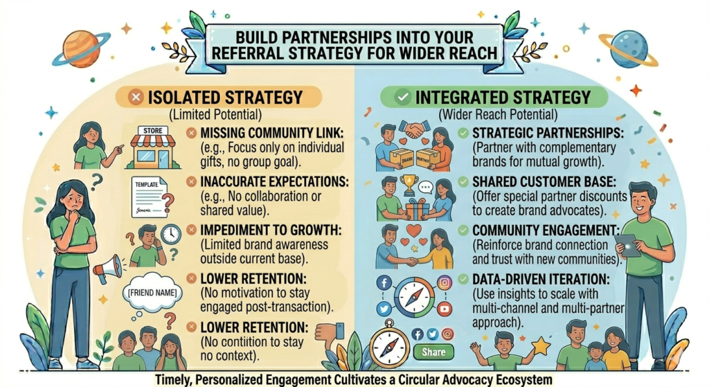 A partner referral happens when another business, expert, creator, consultant, agency, or service provider sends customers your way. This works well when both businesses serve the same audience but solve different problems.