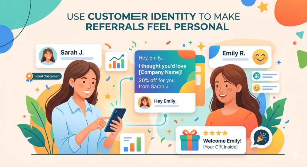 People refer brands that say something about who they are. This is why identity is so important in referral marketing. Customers are more likely to share when the act of sharing makes them feel smart, helpful, stylish, thoughtful, successful, or part of a group.
