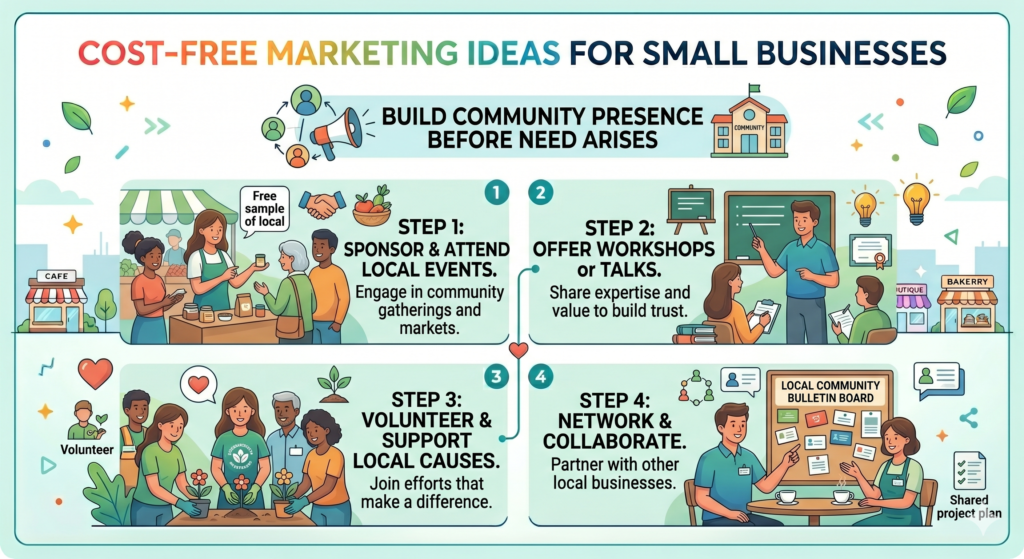 Small businesses grow faster when local people recognize the name. You do not need to be famous. You need to be familiar to the right group of people.