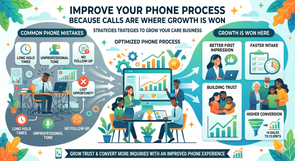 A family may find you through Google, read your reviews, visit your website, and then call with hope and worry. If that call feels rushed, cold, confusing, or too focused on price, the lead can be lost in minutes.