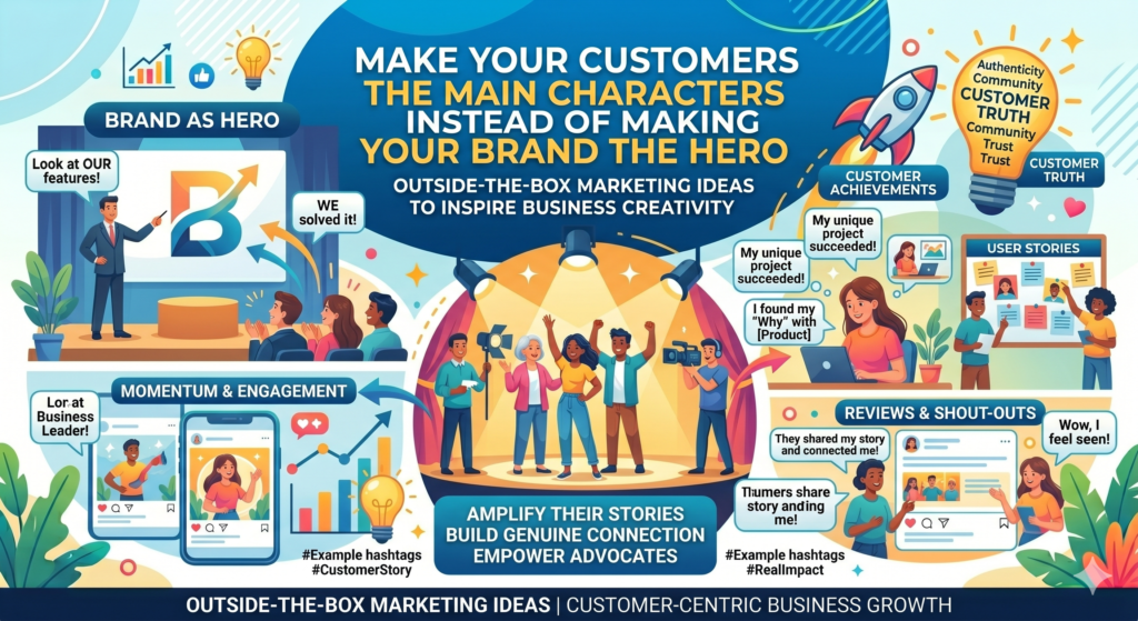 One of the biggest mistakes in marketing is making the brand the hero of every message. Many businesses talk about how experienced they are, how advanced their service is, how hard their team works, and how great their process is.