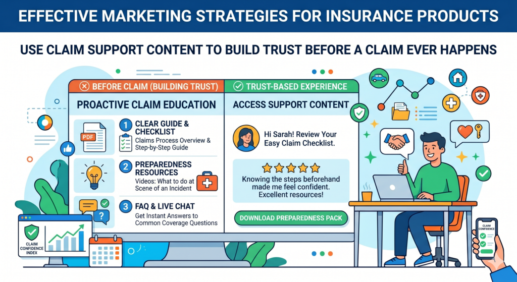 Most insurance marketing talks about buying the policy. Very little talks about what happens after something goes wrong. That is a missed chance. Claim support content can make your brand feel more reliable because it shows buyers that you are thinking beyond the sale.