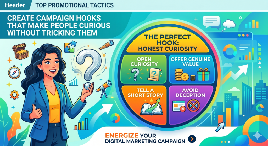 A campaign hook is the first idea that pulls people in. It may appear in an ad headline, email subject line, social post, video opening, landing page headline, or webinar title. Its job is simple. It must make the right person want to know more.