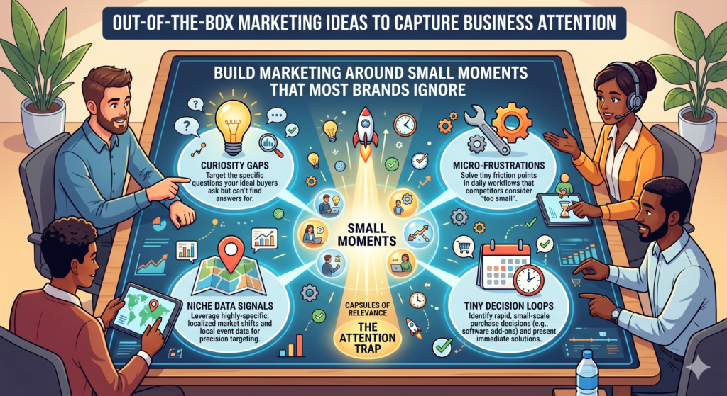 They want a viral post, a bold ad, a huge launch, or a major brand move. Those things can work, but they are not the only way to capture business attention. In many cases, the strongest ideas come from small moments that other brands do not take seriously.