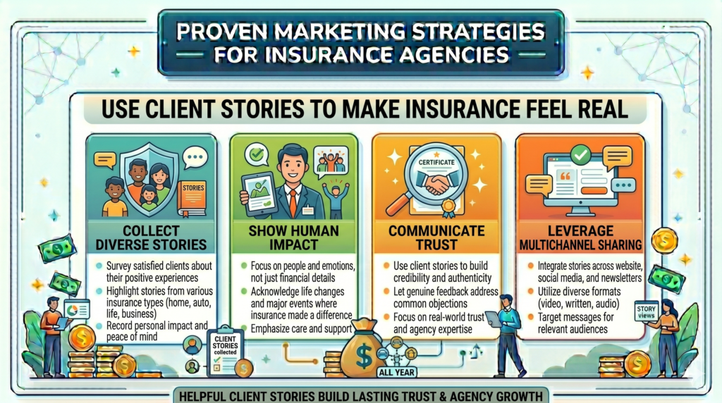 Insurance can feel boring until something goes wrong. That is one reason marketing it can be hard. People know they need insurance, but they do not always feel the value until a claim, accident, lawsuit, storm, theft, injury, or loss happens.