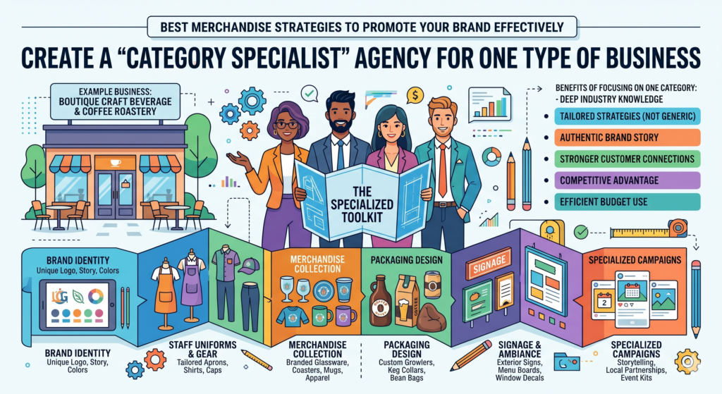 Another strong concept is to serve one specific type of business and become the obvious choice for that market. This works because most clients believe their industry is different. In many cases, they are right.