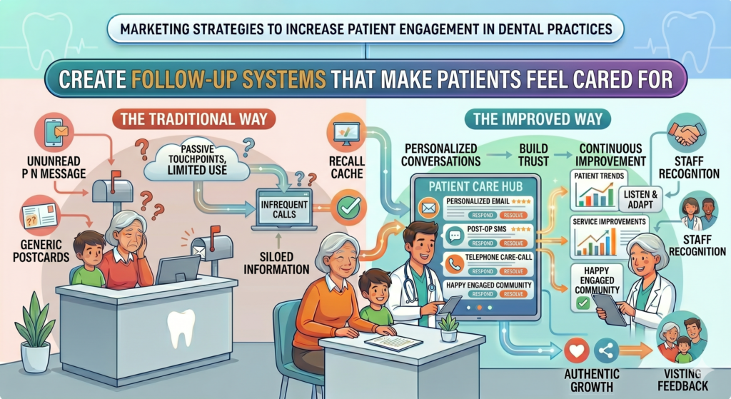 A simple follow-up can turn a normal appointment into a memorable experience. It can reduce worry, improve trust, and increase the chance that the patient returns.