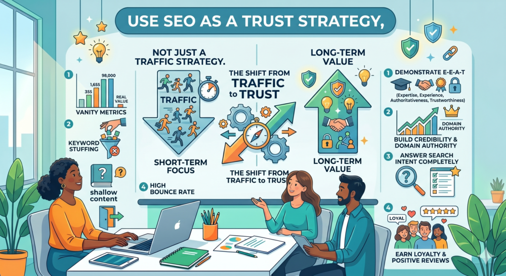 When your brand appears at the exact moment someone is trying to solve a problem, you earn attention with strong timing. If your answer is clear, useful, and honest, you earn trust. If your content keeps helping them across the journey, you become a safe choice.