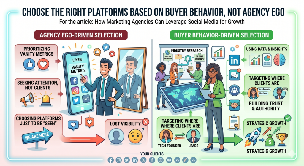 They open accounts on LinkedIn, Instagram, X, TikTok, YouTube, Facebook, Threads, and every new platform that starts getting attention. At first, this feels smart. It feels like reach. It feels like modern marketing.