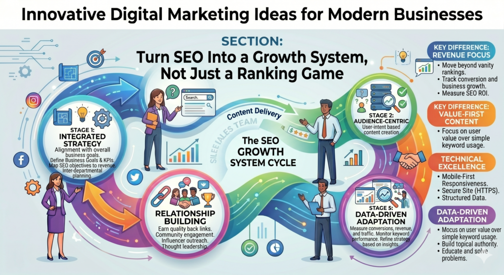 SEO is often treated like a technical task. Businesses think about keywords, rankings, backlinks, and traffic. These things matter, but they are not the full picture.