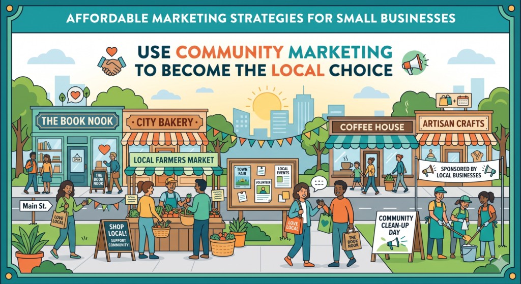 For many small businesses, the best market is close to home. People like supporting businesses they know, especially when those businesses are visible in the community.