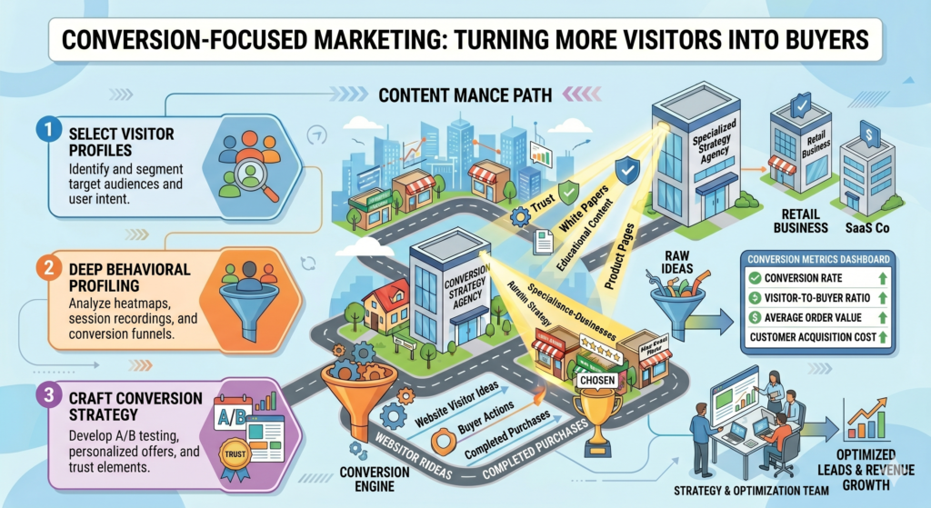 Many businesses already get visitors. They may have SEO traffic, ad traffic, social traffic, or referral traffic. But people land on the website and leave without calling, booking, buying, or signing up. This creates waste. The business keeps spending to bring people in, but the website does not turn enough of that attention into action.