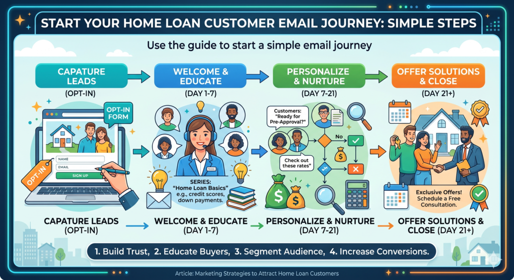After someone downloads a guide, do not send only one sales email and stop. Build a short journey that helps them move forward.