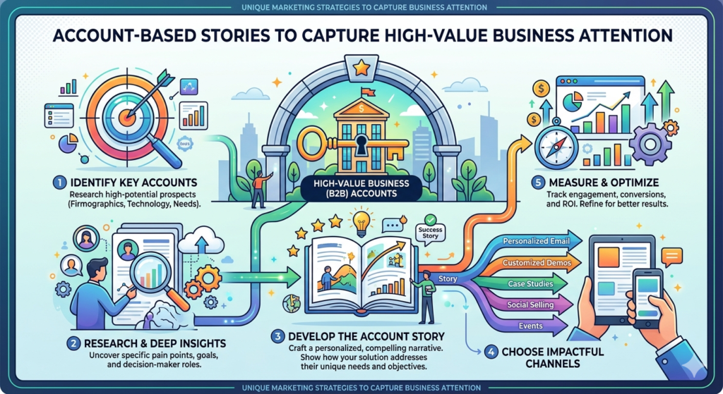If you sell to larger companies, niche industries, or high-ticket clients, you cannot depend only on broad content and broad ads. You need marketing that feels more personal, more informed, and more relevant to the exact account you want to reach.