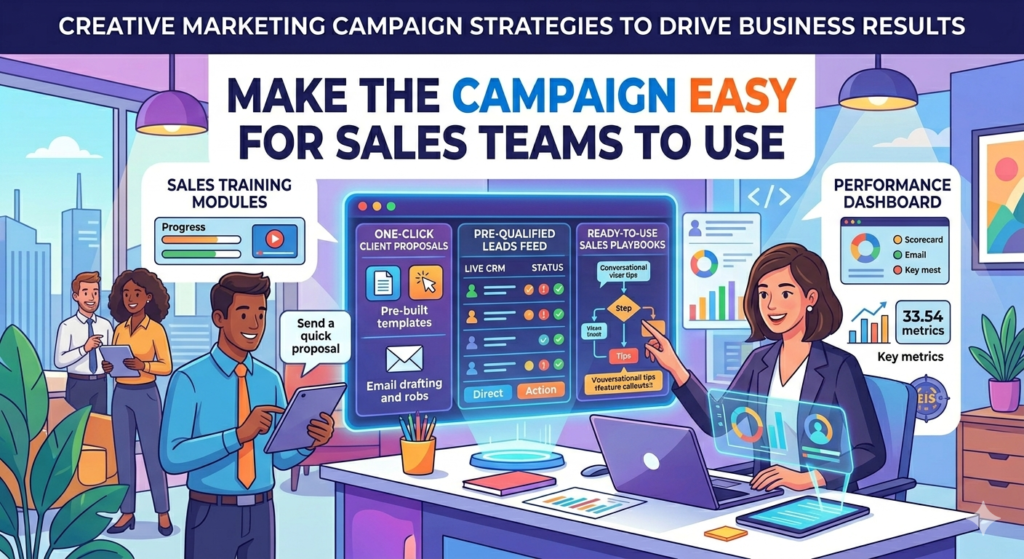 A campaign should not only help marketing. It should also help sales. When marketing and sales work from different messages, the customer experience becomes uneven. The campaign says one thing, but the sales call says another. The ad creates one expectation, but the follow-up conversation feels different.