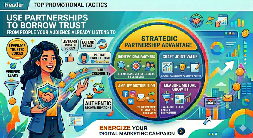A strong campaign does not always need to build attention from zero. Sometimes the smartest move is to place your offer in front of an audience that already trusts someone else.