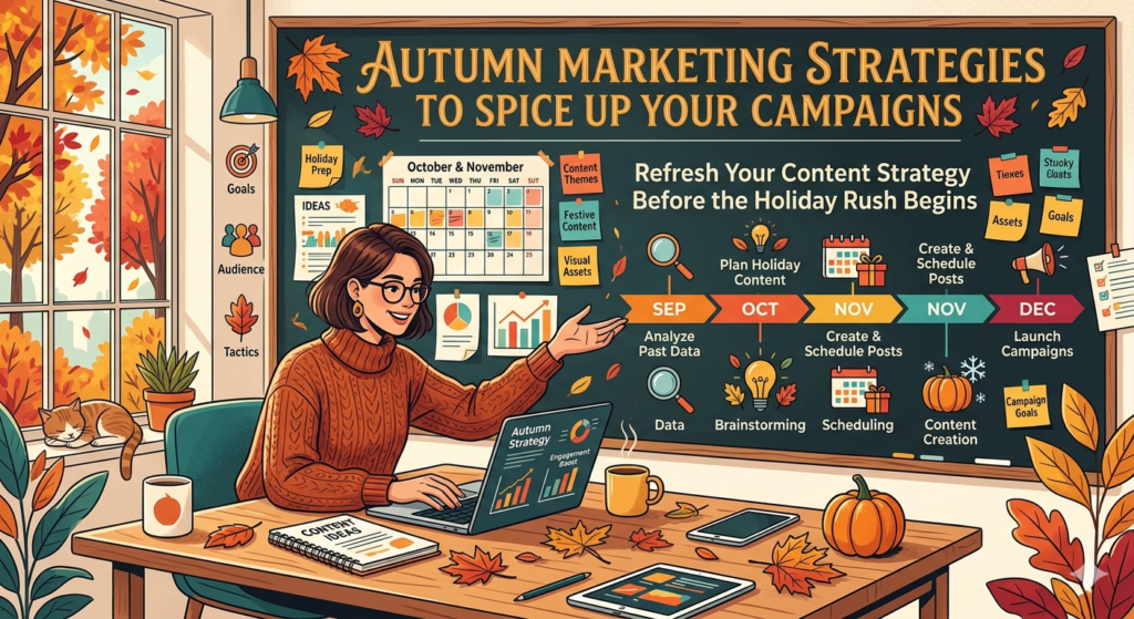 Autumn is one of the best times to improve your content because people are actively searching, comparing, planning, and preparing. They are not always ready to buy at once, but they are often ready to learn. This makes autumn a smart season for blog posts, guides, landing pages, email content, social posts, and lead magnets.