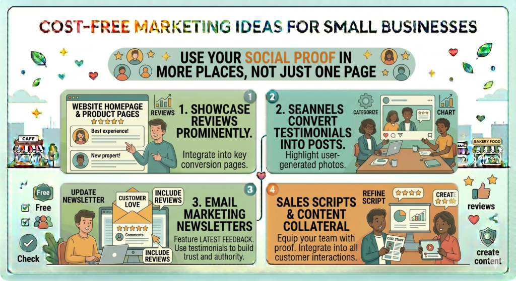 Most small businesses have some form of social proof, but they do not use it enough. They may have reviews on Google, kind messages in WhatsApp, customer photos, repeat buyers, testimonials, case studies, or public comments. Then they leave all that proof sitting in one place.