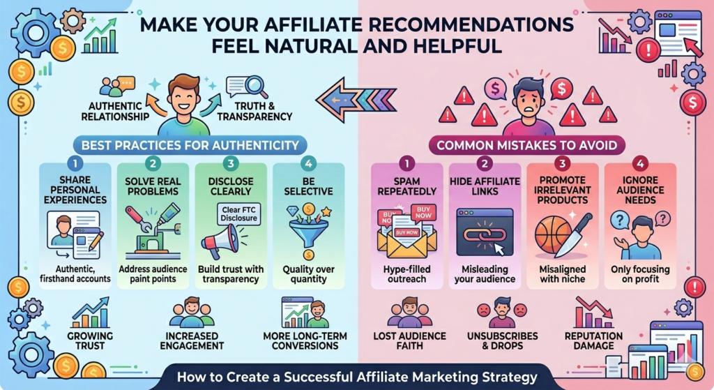 Readers are smart. They know when a link exists only to make money. That does not mean affiliate links are bad. It means the context around the link must earn the click.