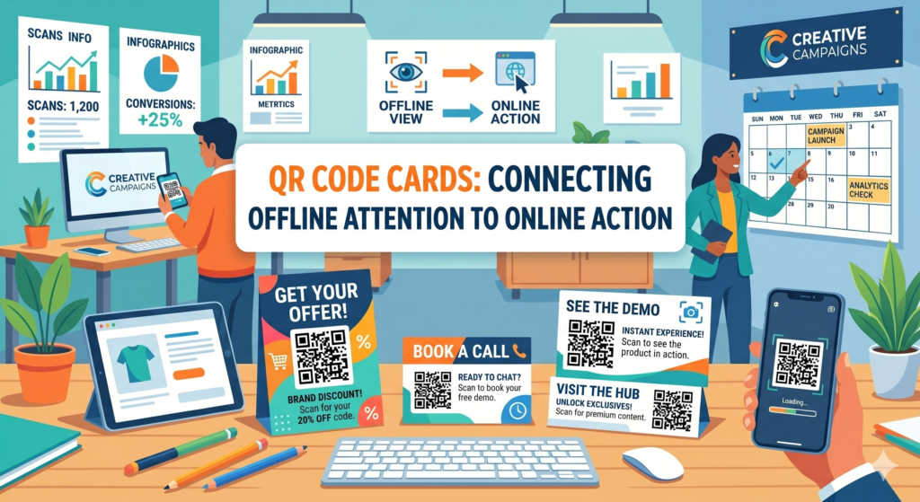 QR code cards can be very effective when they are used with care. They can turn a printed item into a digital journey. A person can scan the card and land on a video, guide, calculator, quiz, audit form, booking page, product demo, or private resource.
