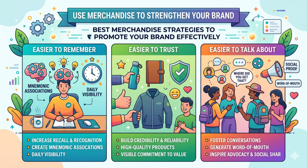 Digital ads disappear in seconds. Emails get buried. Social posts move down the feed. But a useful physical item can stay in front of someone for weeks, months, or even years.