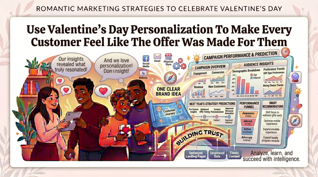 Personalization is one of the strongest ways to make a Valentine’s Day campaign work better. But personalization does not mean you need expensive tools, complex data, or a huge marketing team. At its core, personalization means making the customer feel like your offer fits their exact situation.