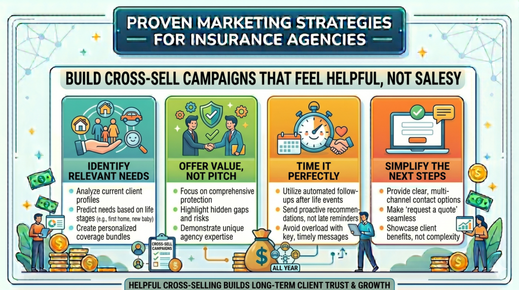 Cross-selling is one of the fastest ways for an insurance agency to grow without chasing brand-new leads all the time. You already have trust. You already have the client’s attention. You already know part of their life or business. That gives you a strong chance to help them with more than one policy.