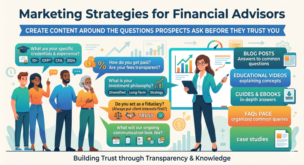 Content marketing works very well for financial advisors when it is based on real client questions. It works poorly when it is based on generic topics everyone else has already covered.