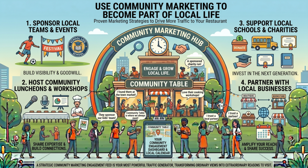 The restaurants that last are often the ones people feel connected to. They are where neighbors meet, teams celebrate, families return, friends gather, and regulars feel at home. That kind of connection cannot be built with ads alone.