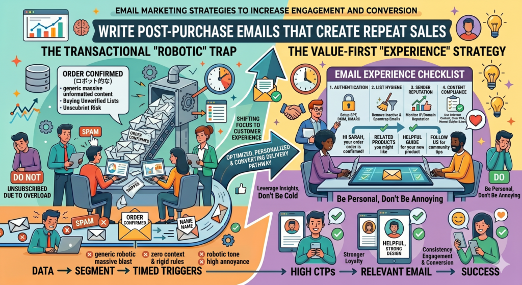 Many brands stop working after the sale. They send a receipt, maybe a shipping update, and then move the customer back into general promotions. That is a mistake.