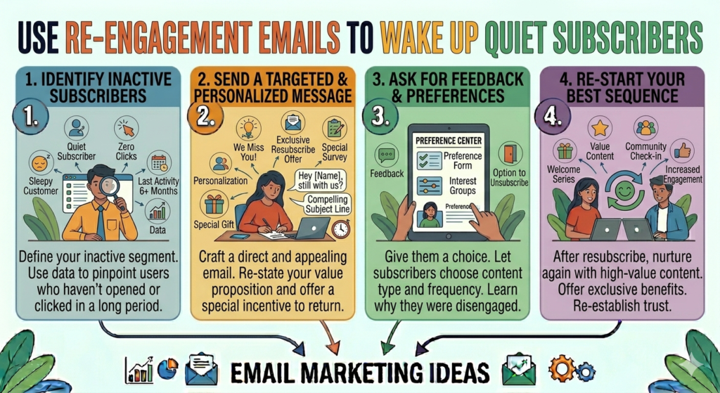 Some people stop opening. Some stop clicking. Some lose interest. Some joined for one thing and never came back. Some still care, but your emails no longer feel relevant enough to earn their attention.