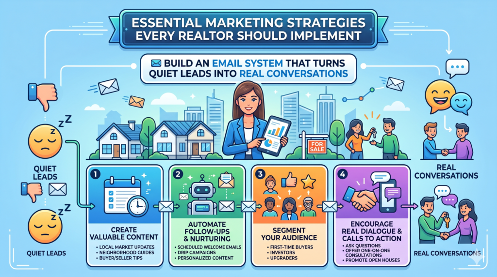 Social media is rented attention. Search rankings can change. Ads can get expensive. But an email list gives you a direct way to stay in touch with people who have already shown interest.