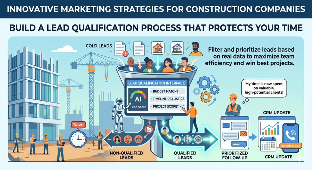Not every lead is a good lead. Some people are not ready. Some have no budget. Some want work outside your service area. Some are comparing ten contractors. Some are not a fit for the kind of projects you want.