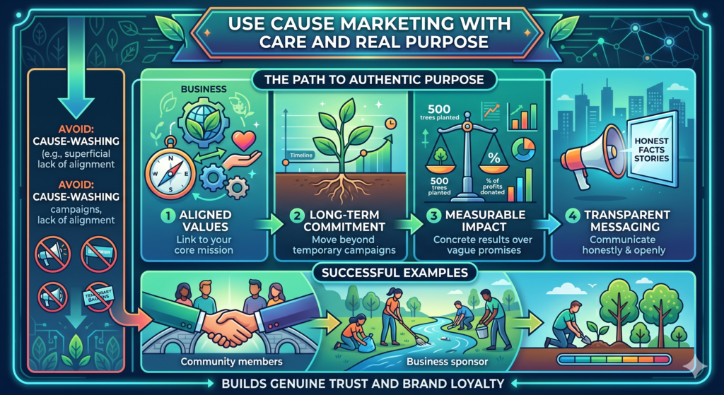 Cause marketing can be powerful for an eco-friendly business, but it can also go wrong fast. Many brands attach themselves to a cause because it looks good. They promise to plant trees, donate a small share, support ocean cleanup, or fund climate work, but the campaign feels thin because it is not connected to the business in a real way.
