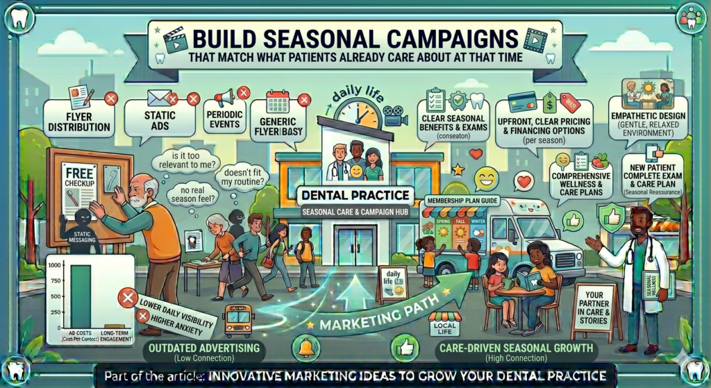 People think about dental care differently throughout the year. Parents think about school checkups before the school year starts. Adults think about whitening before weddings, holidays, and big events. Patients think about using benefits before the year ends. Some people want a fresh start in January. Others want to fix a dental issue before vacation.